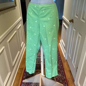 Liz Claiborne - Michaela lime green slacks, 10P